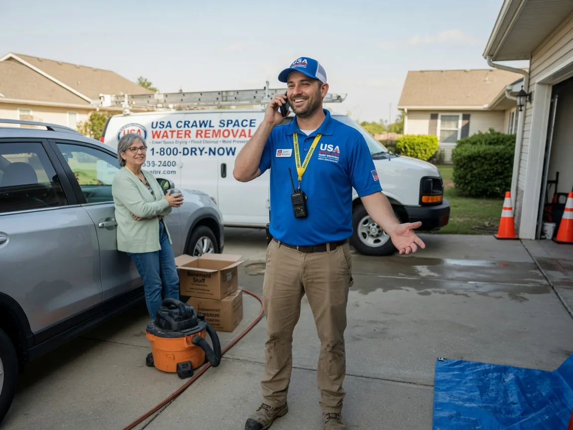 Crawl Space Water Removal Round Top, TX FAQs